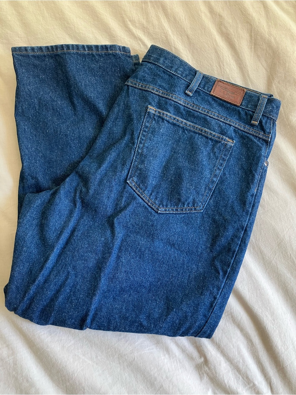 L.L. Bean | Vintage Relaxed-Fit Medium Wash Cotton Denim Jeans 44x29